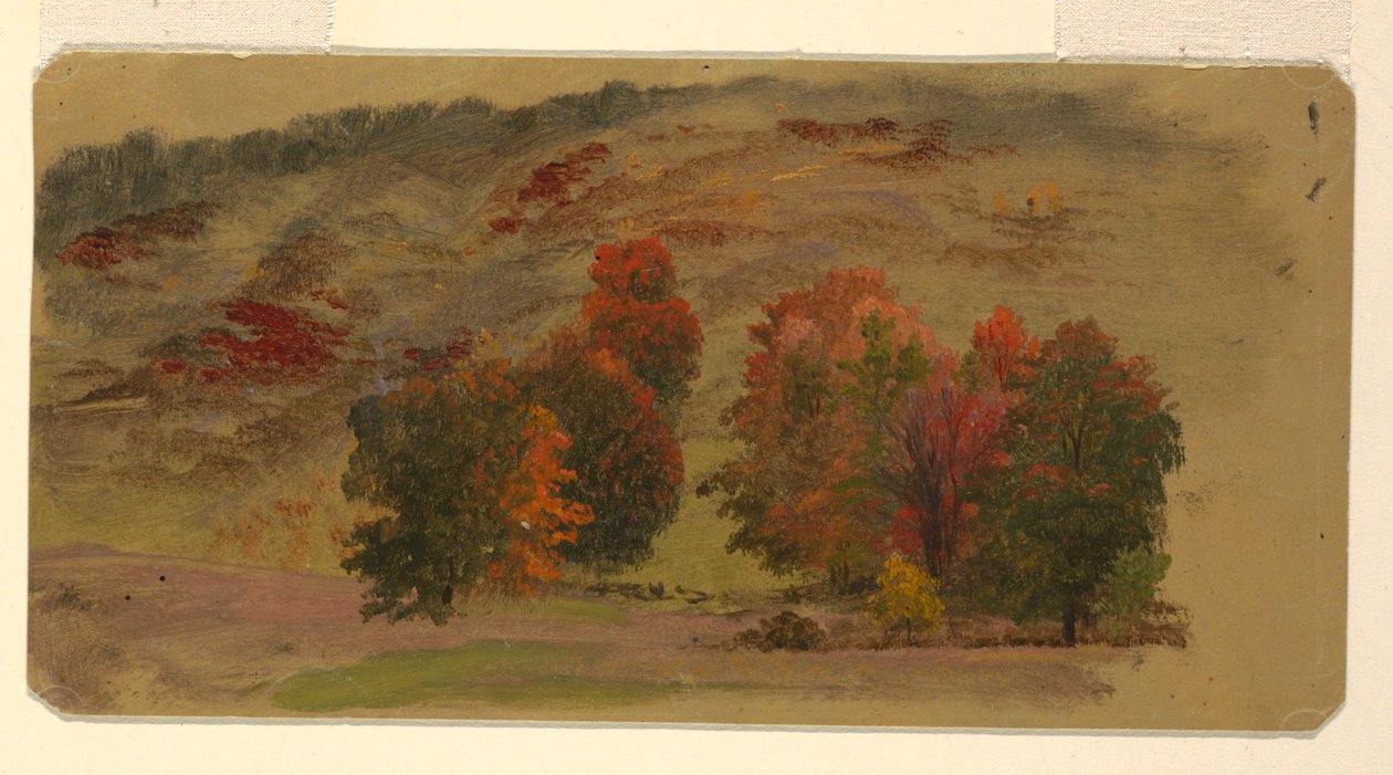 Herfstlandschap door Frederic Edwin Church