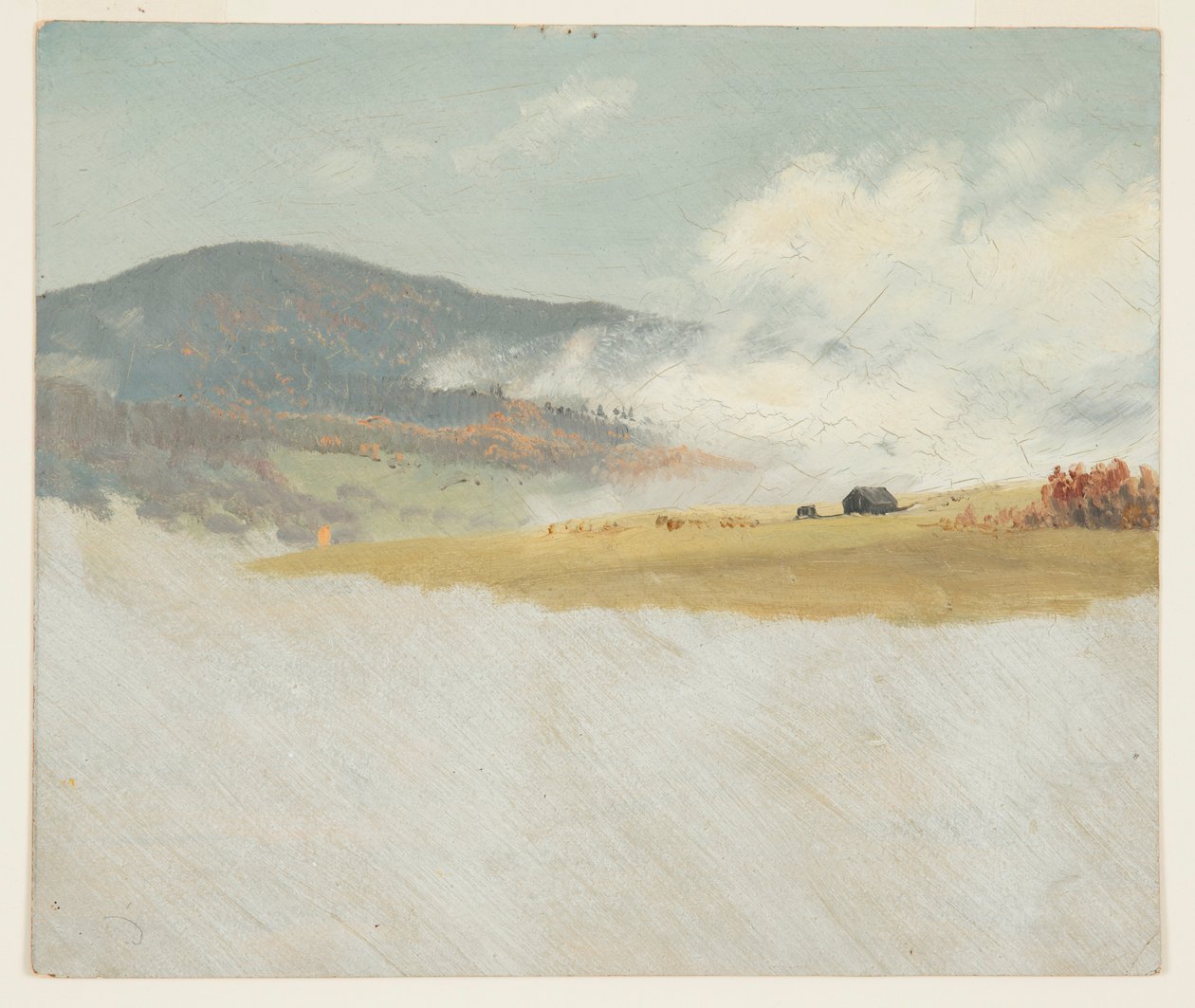 Tekening, Heuvelachtige landschappen, 1865-75 door Frederic Edwin Church