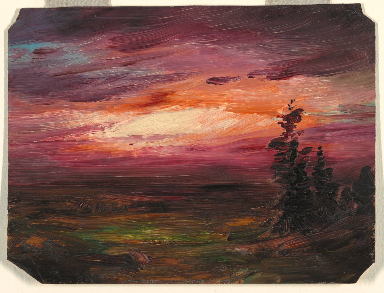 Avondschemering door Frederic Edwin Church