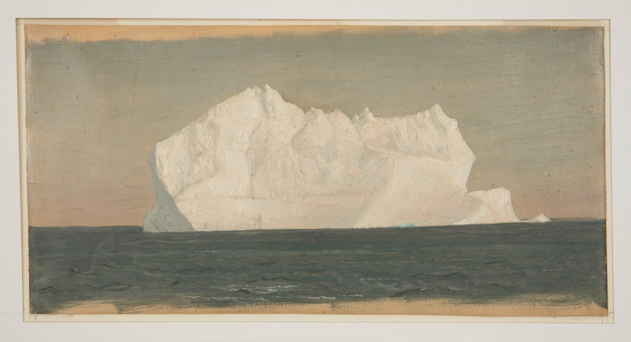 Drijvende IJsberg door Frederic Edwin Church