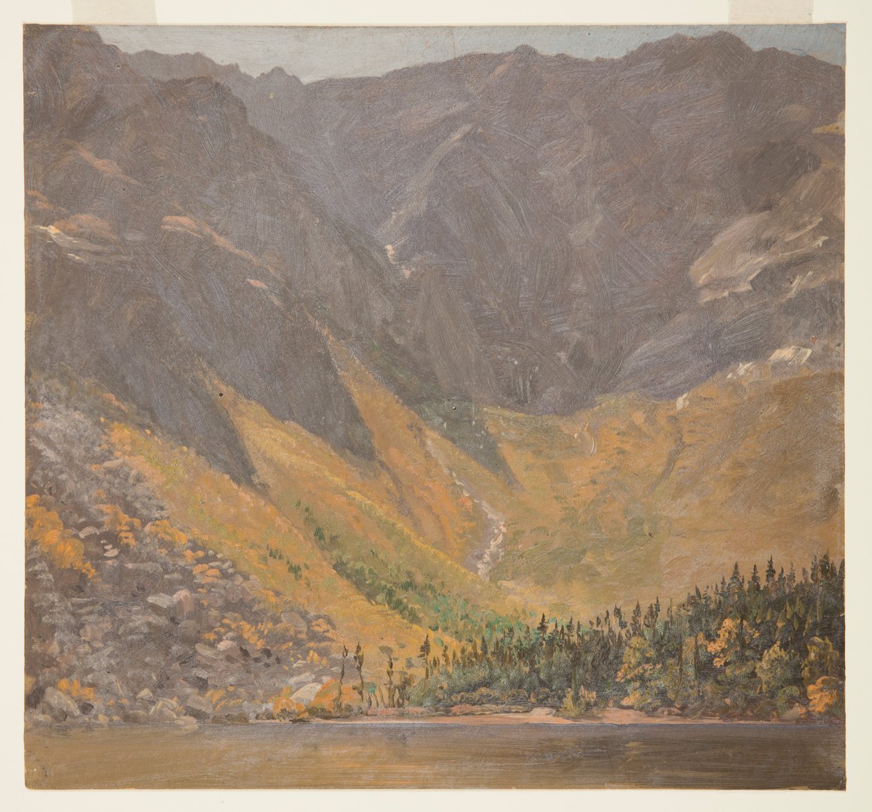 Great Basin, Mount Katahdin, Maine door Frederic Edwin Church