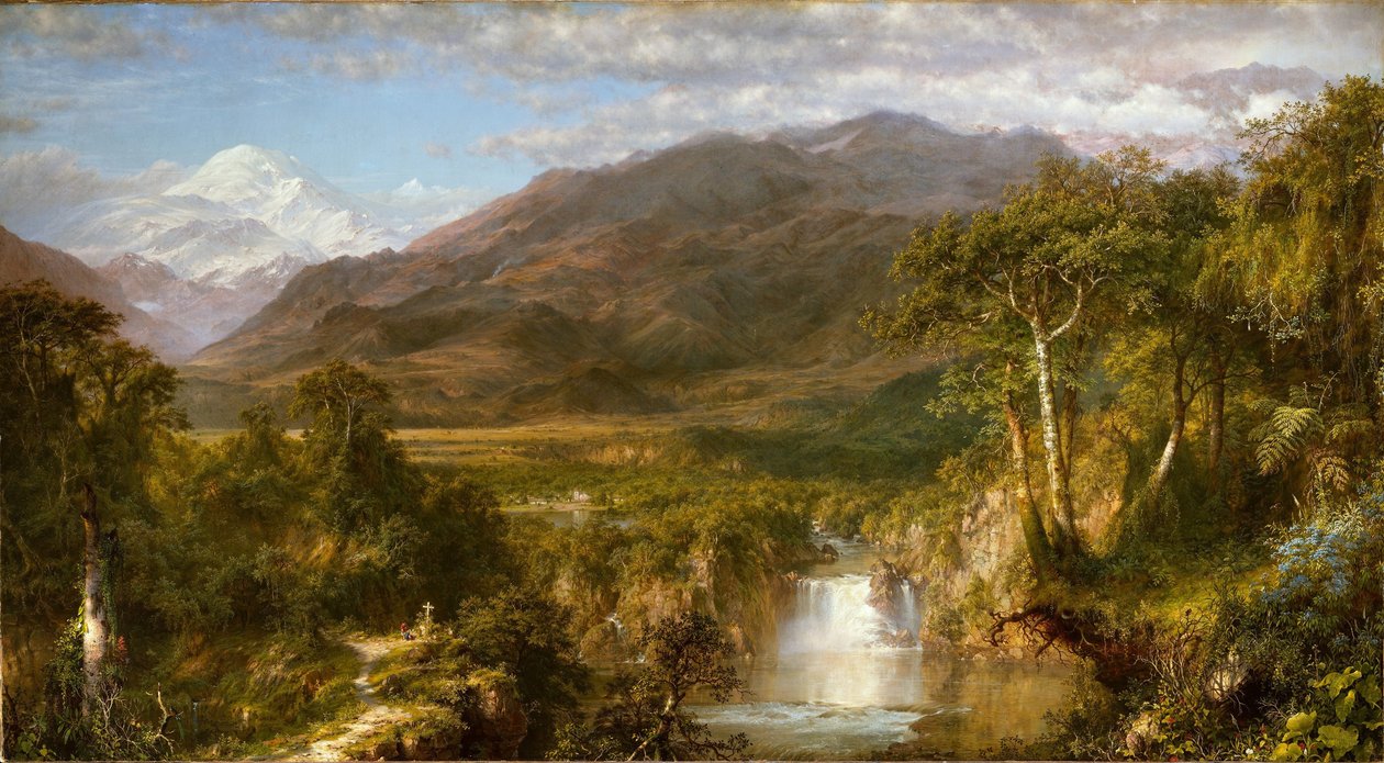 Hart van de Andes door Frederic Edwin Church