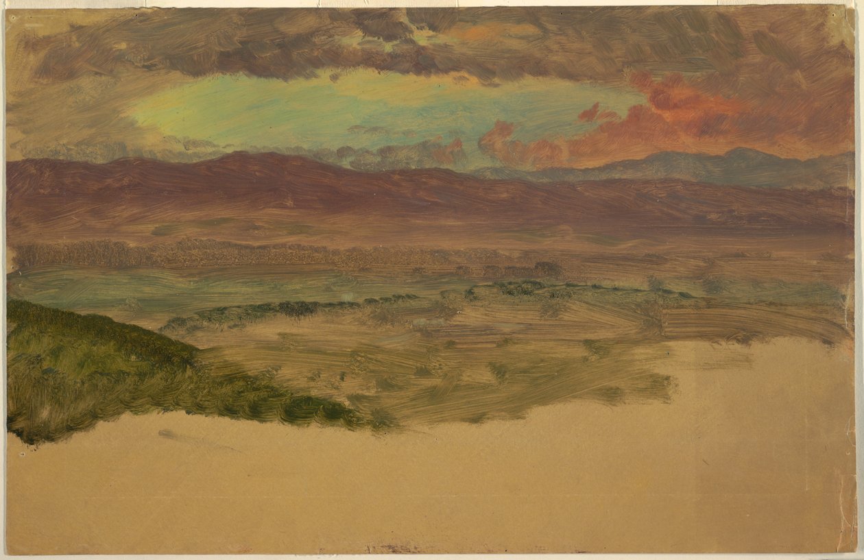 Hudson Valley landschap door Frederic Edwin Church