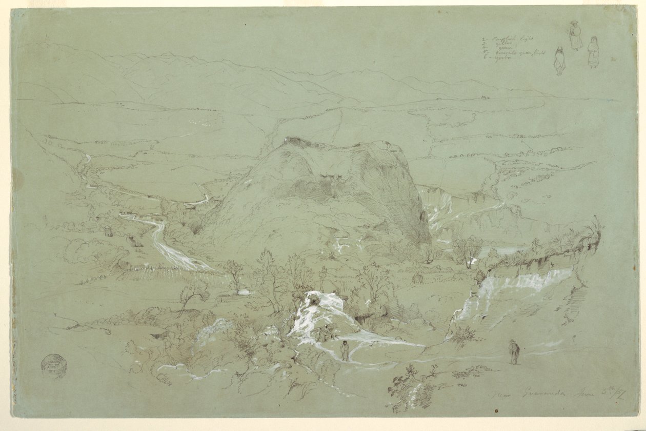 Landschap nabij Guaranda, Ecuador door Frederic Edwin Church