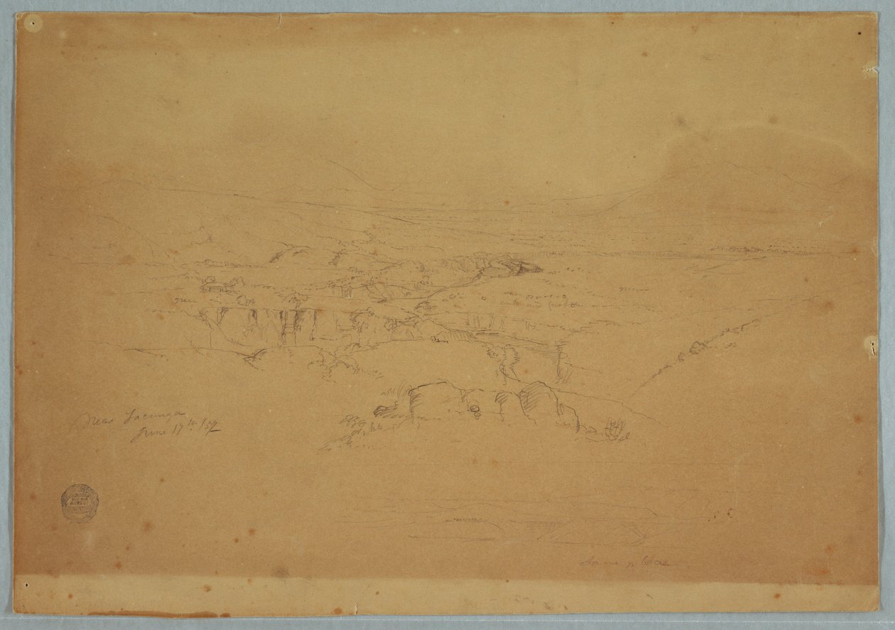 Landschap, nabij Tacunga, Ecuador door Frederic Edwin Church