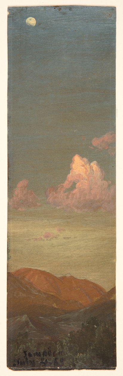 Landschap bij Maanlicht, Jamaica door Frederic Edwin Church