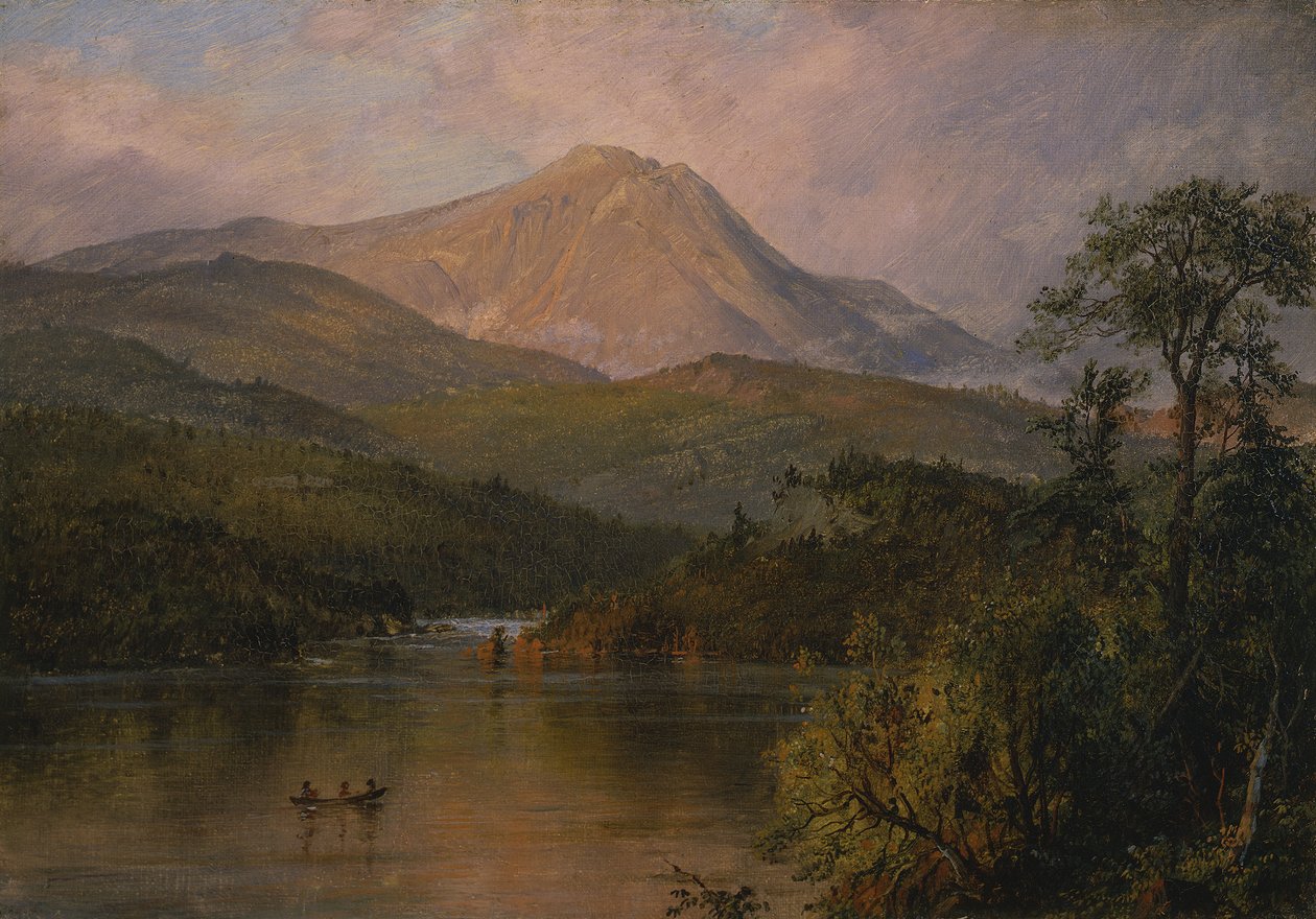 Mount Katahdin door Frederic Edwin Church