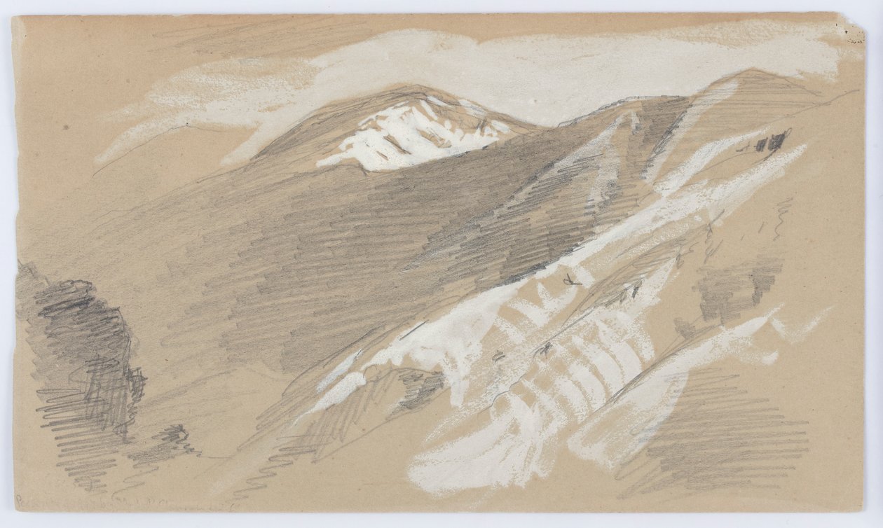 Berglandschap, Jamaica door Frederic Edwin Church