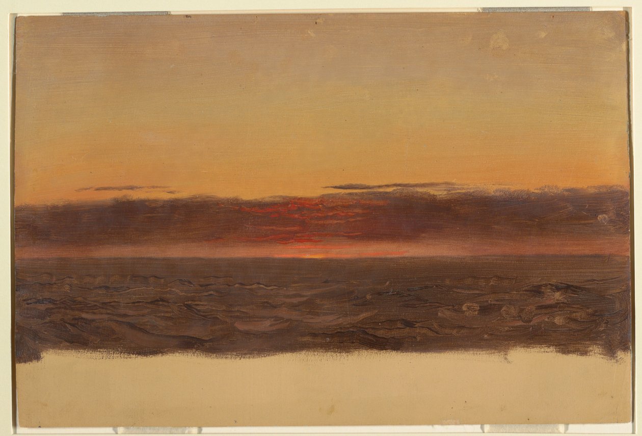 Zeegezicht door Frederic Edwin Church