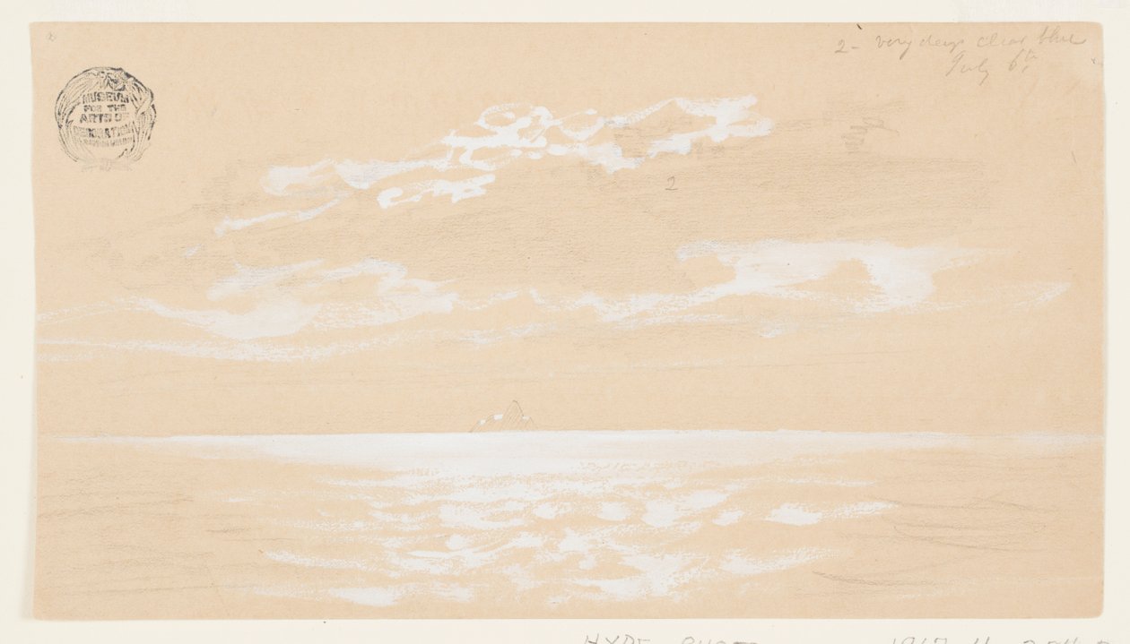 Zeegezicht, Newfoundland door Frederic Edwin Church
