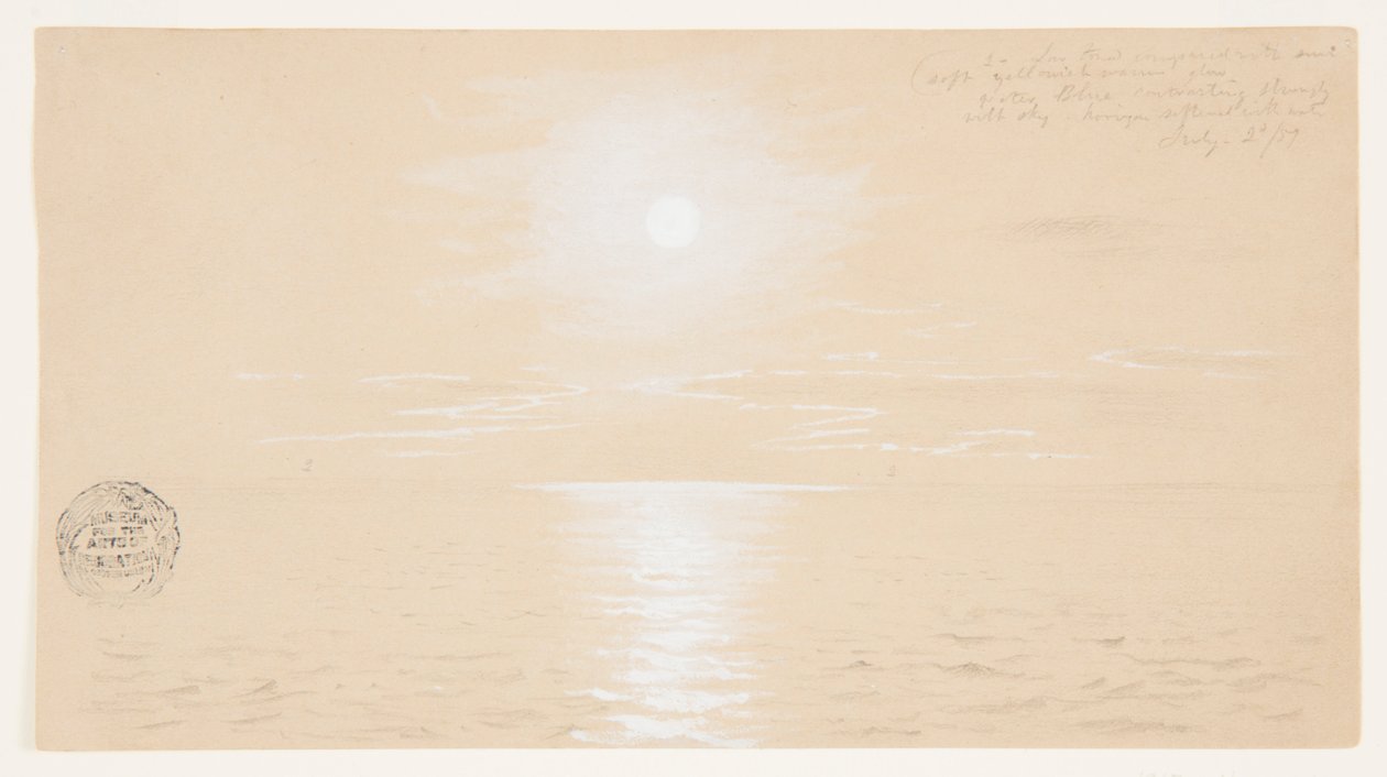 Zeegezichten, Newfoundland, 6 juli 1859 door Frederic Edwin Church