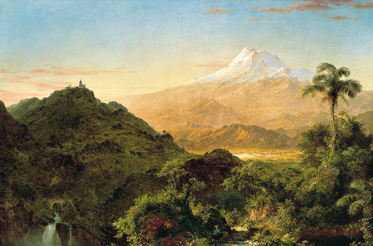 Zuid-Amerikaans landschap door Frederic Edwin Church