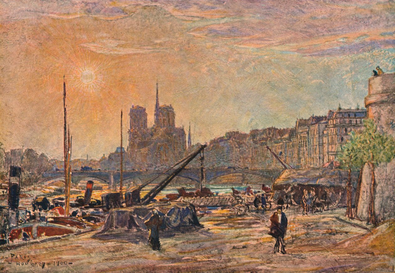 Parijs door Frederic Anatole Houbron
