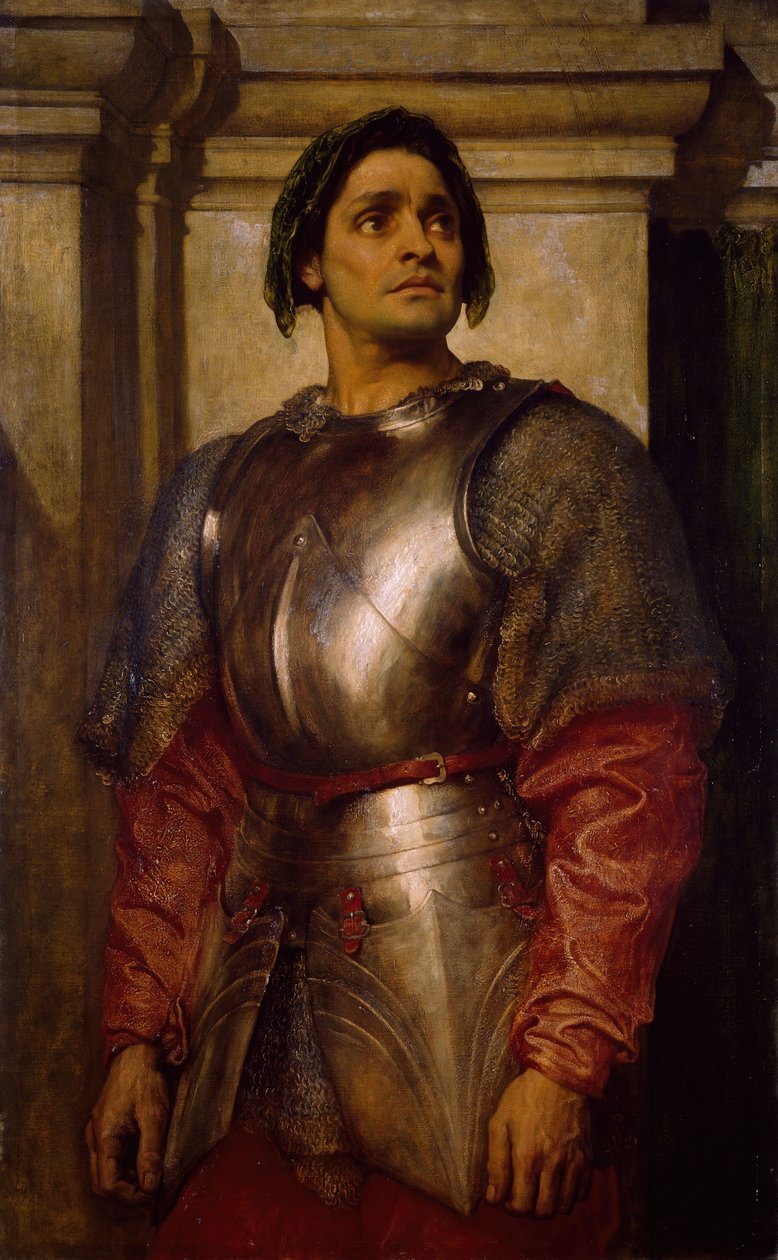 Een condottiere, 1871-72 door Frederic Leighton