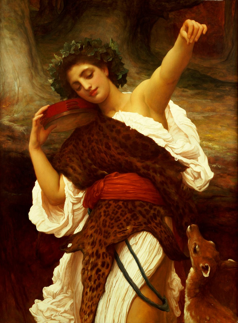 Bacchante door Frederic Leighton
