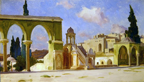 El Haram, Jeruzalem door Frederic Leighton