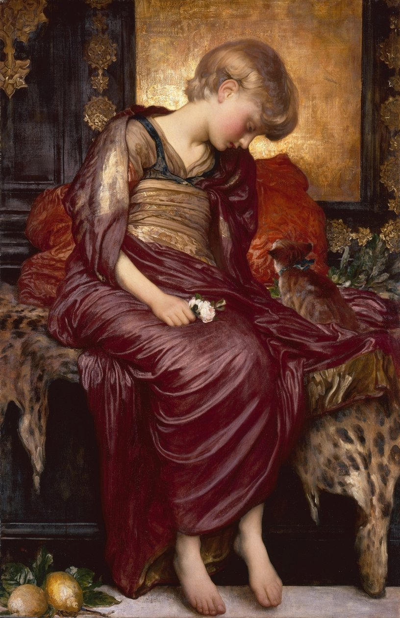 Kittens door Frederic Leighton