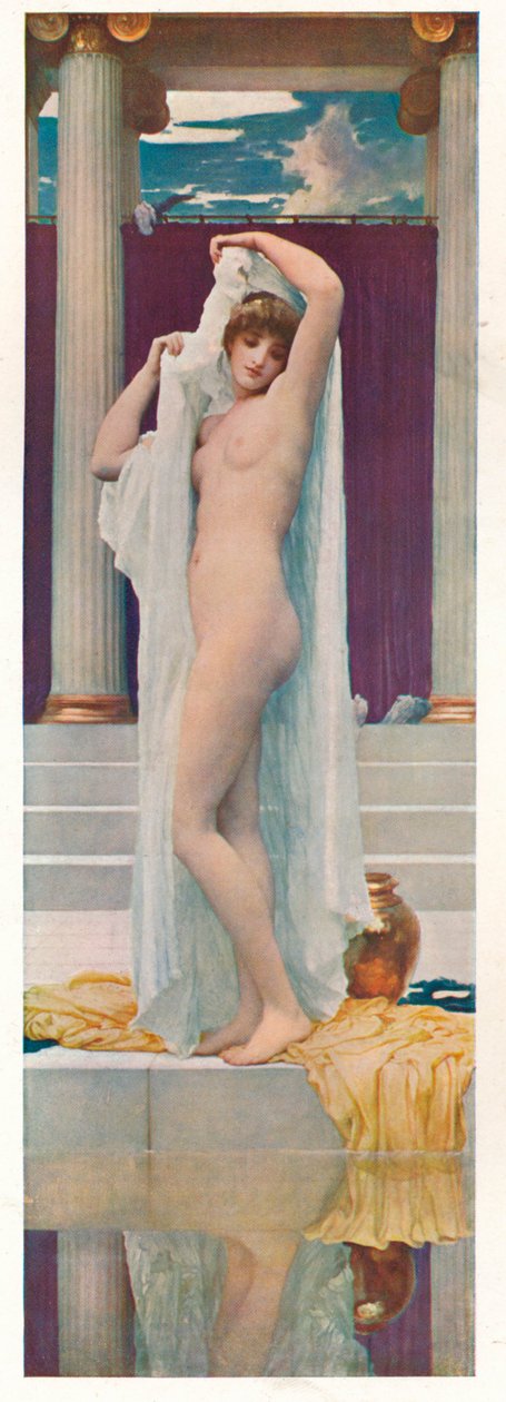 Het bad van Psyche door Frederic Leighton