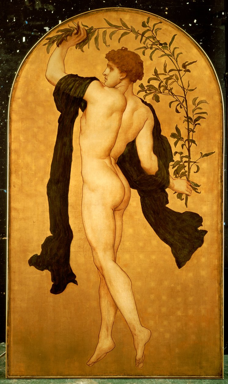 De dans van de cimbalen door Frederic Leighton