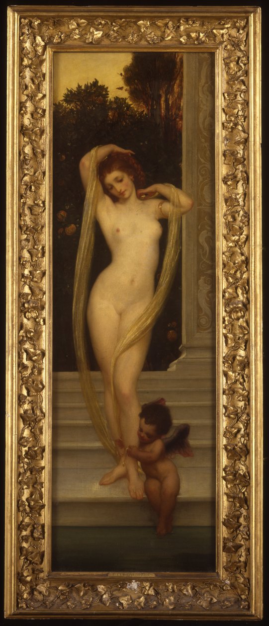 Venus en Cupido door Frederic Leighton