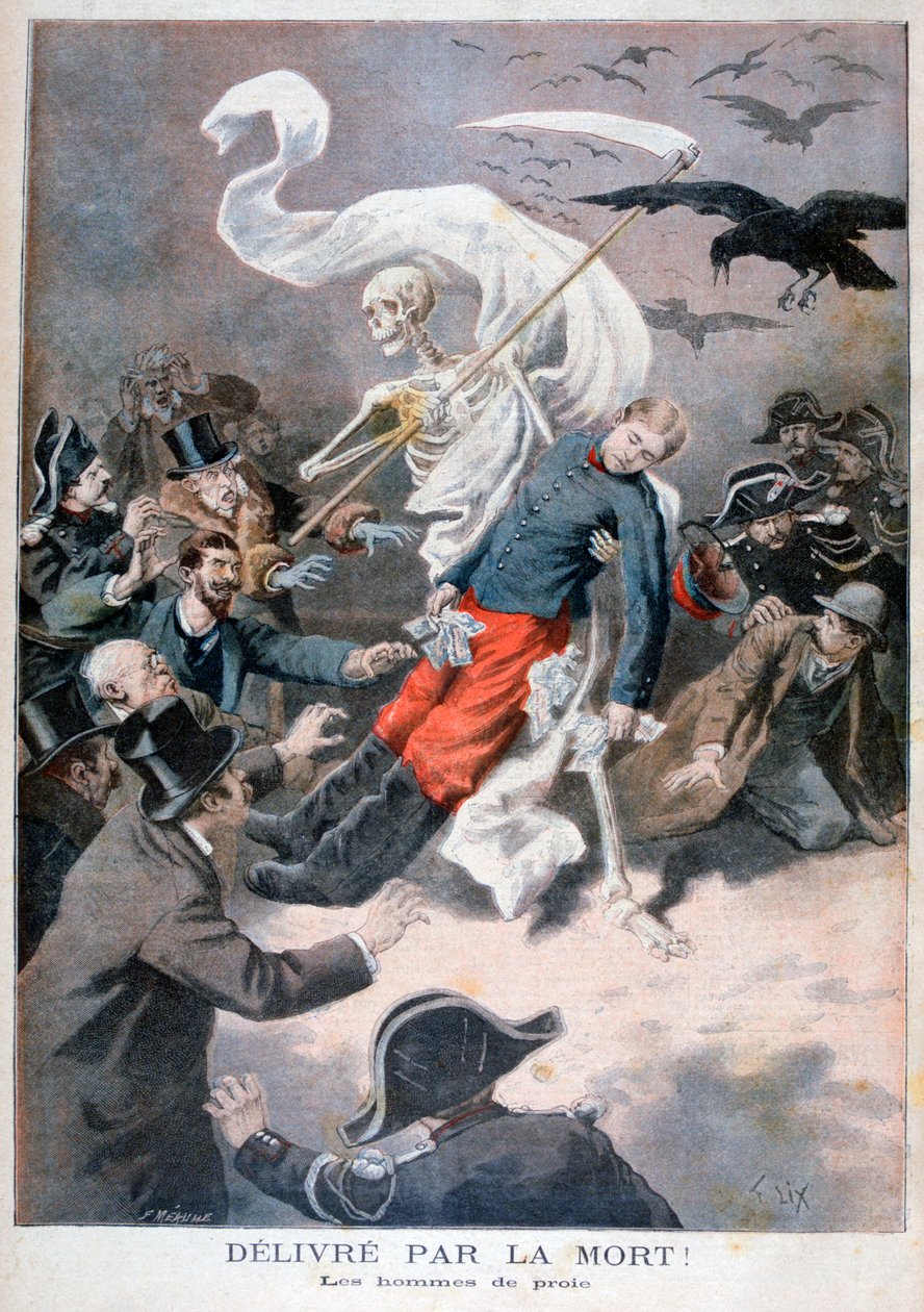 Bevrijd door de dood!, 1896 door Frederic Lix