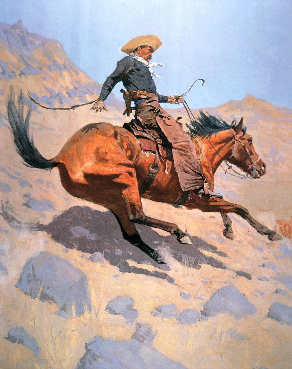 De Cowboy door Frederic Remington