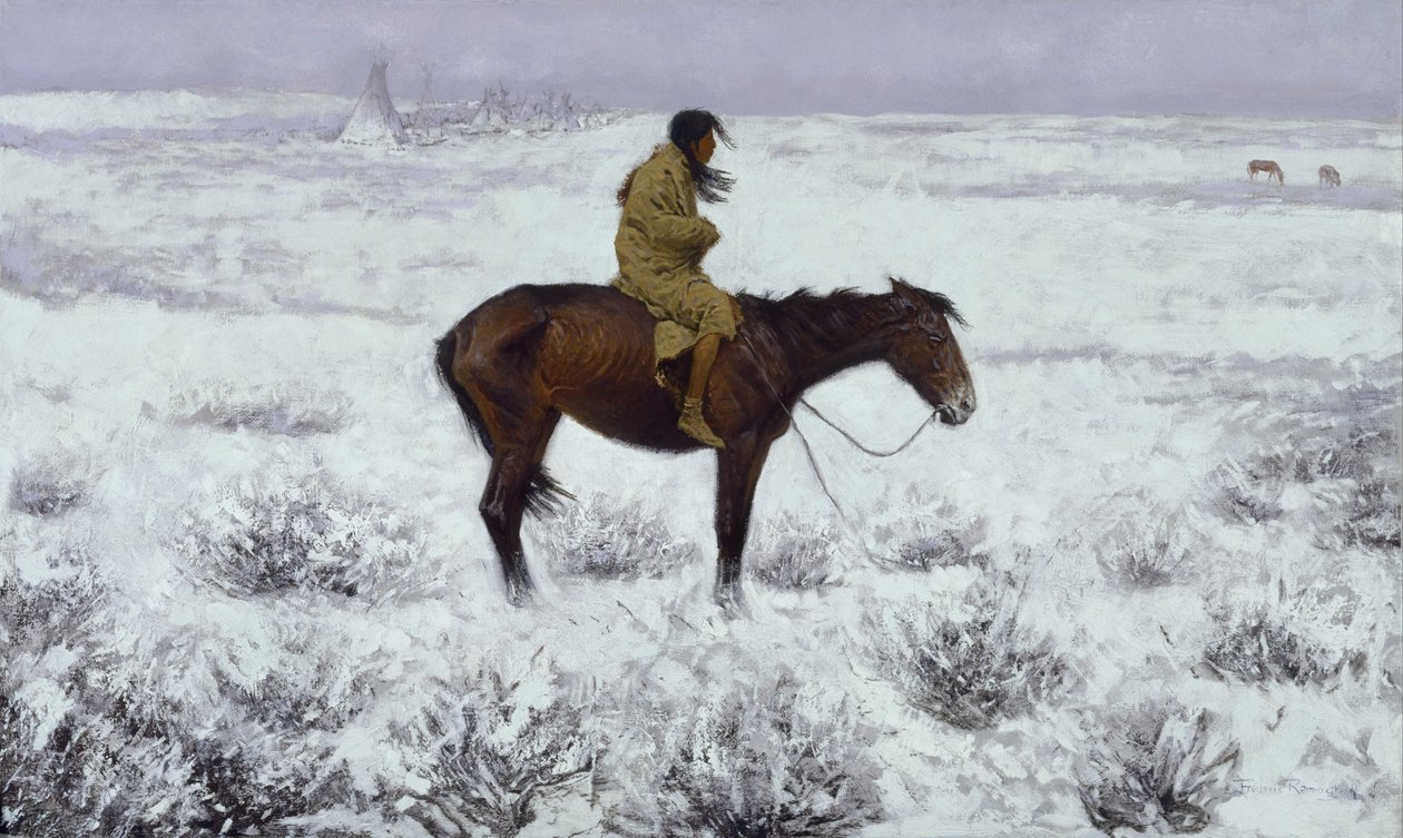 De kudde jongen door Frederic Remington