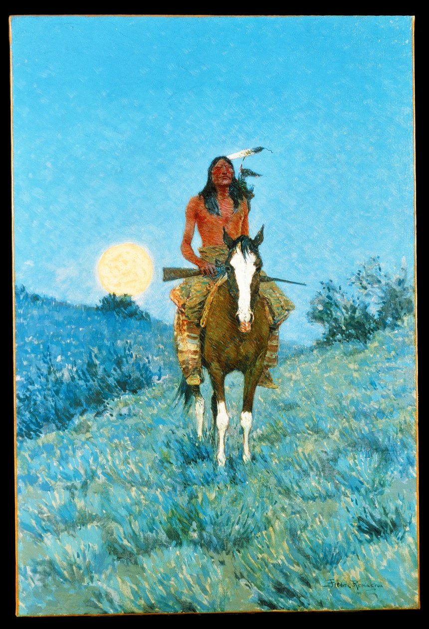 De Uitbijter door Frederic Remington