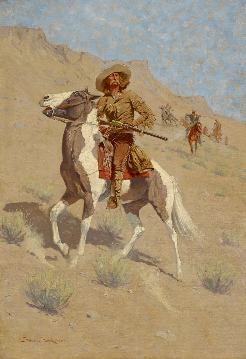 De scout door Frederic Remington