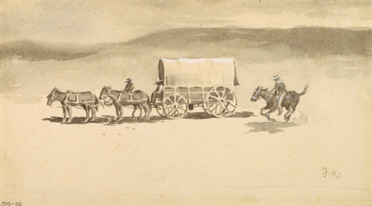 Zonder titel door Frederic Remington