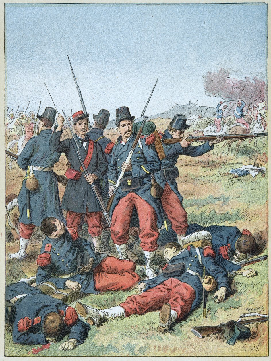 Sergeant Blandan, 11 april door Frederic Theodore Lix