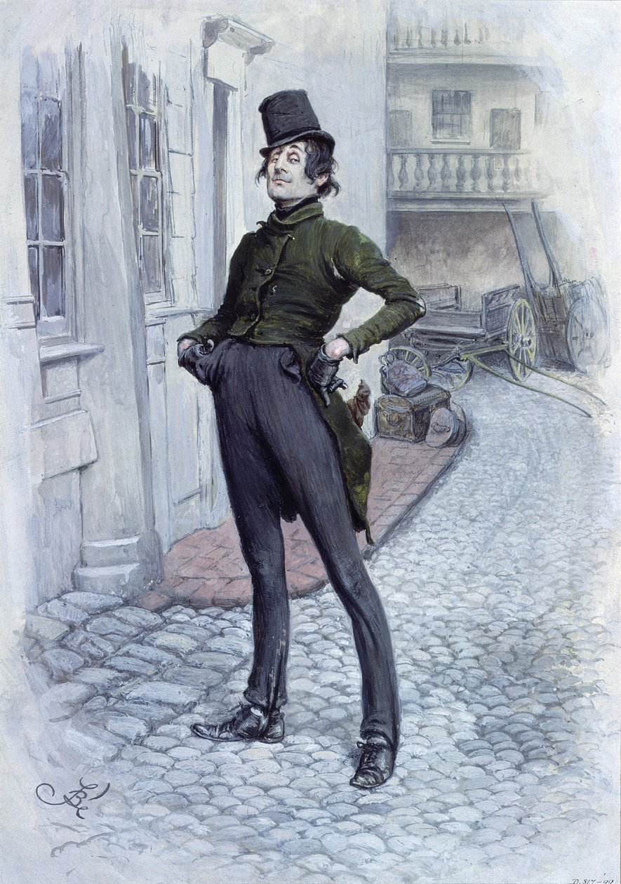 Mr. Alfred Jingle door Frederick Barnard