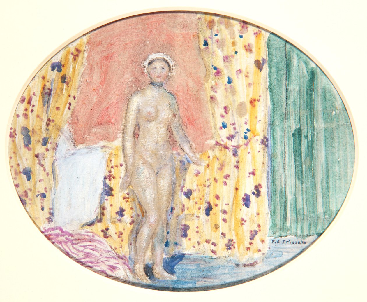 Naakt, c.1915 door Frederick Carl Frieseke