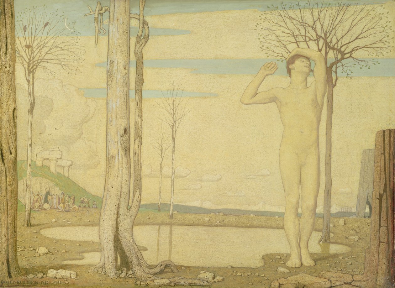 Jeugd, 1923 door Frederick Cayley Robinson