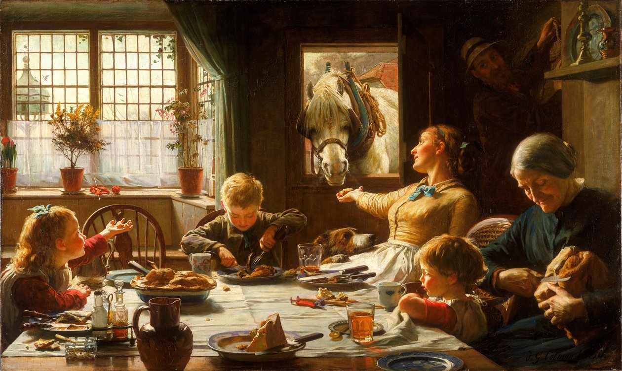 Een van de familie door Frederick George Cotman