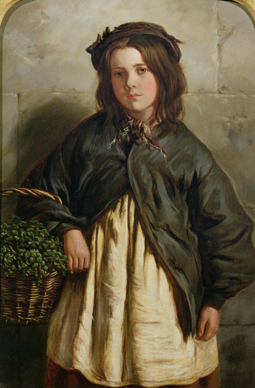 Waterkersmeisje, 1867 door Frederick Ifold