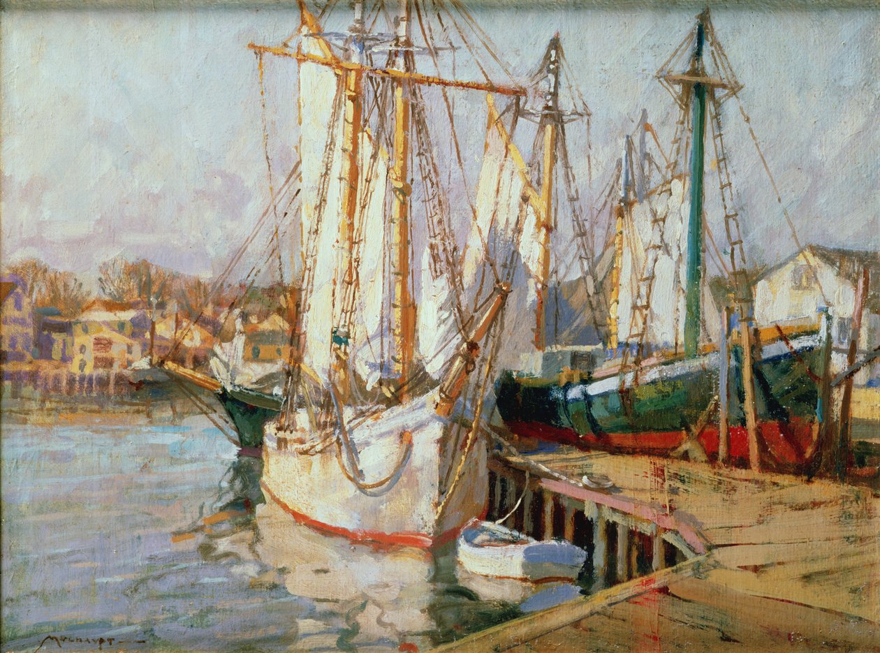 De Yankee in Gloucester door Frederick John Mulhaupt