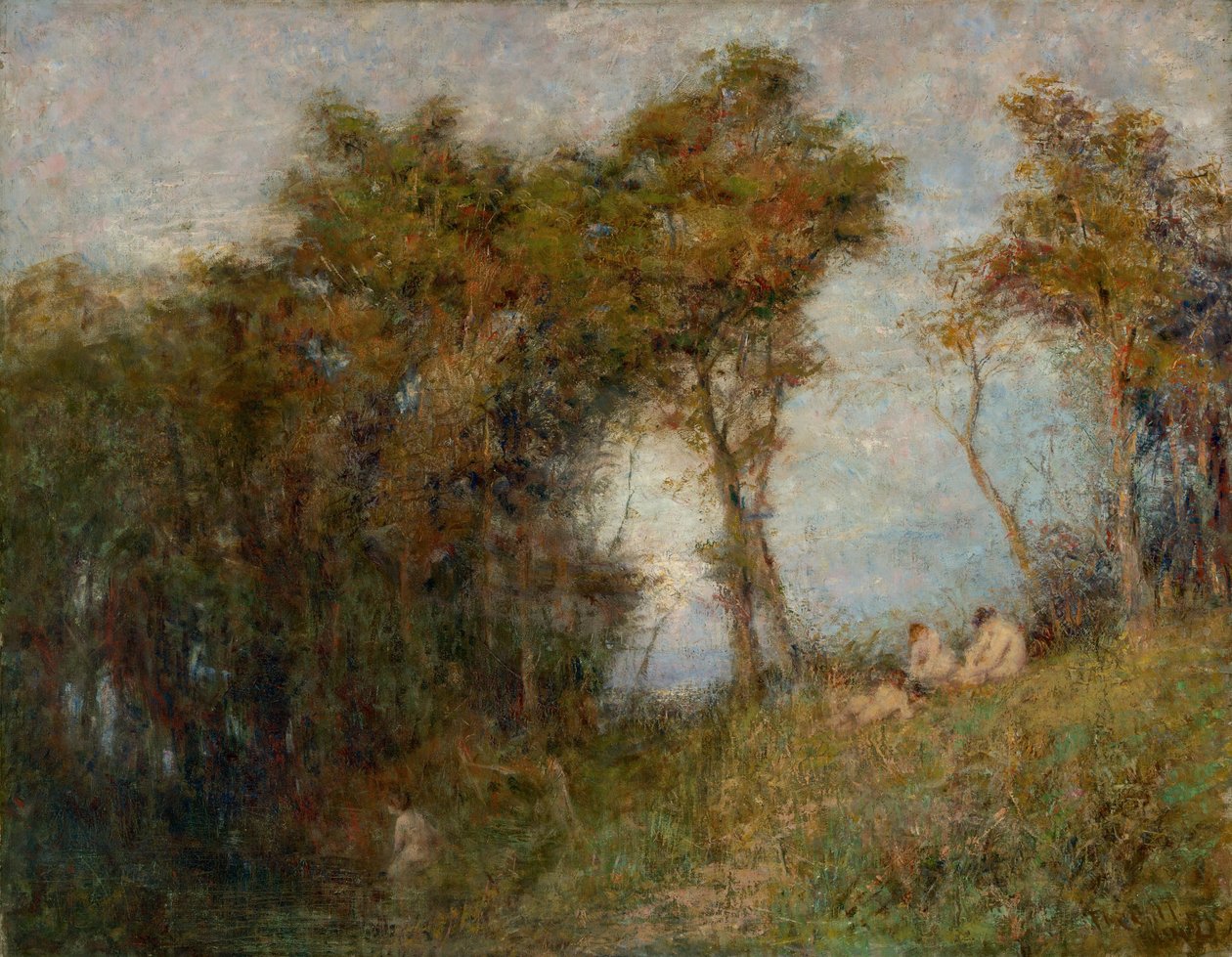 Avondschemering (Zomeravond) door Frederick McCubbin