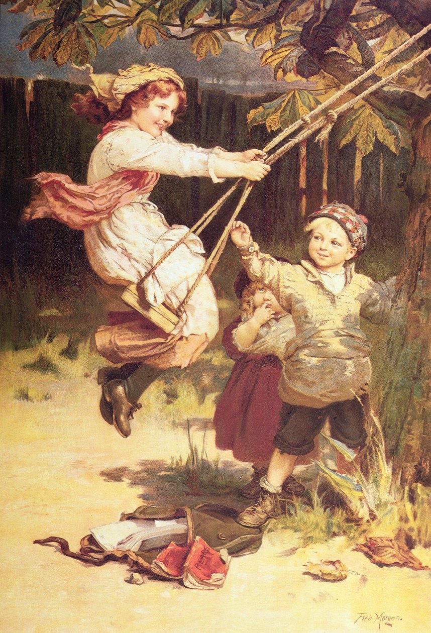 Na School door Frederick Morgan