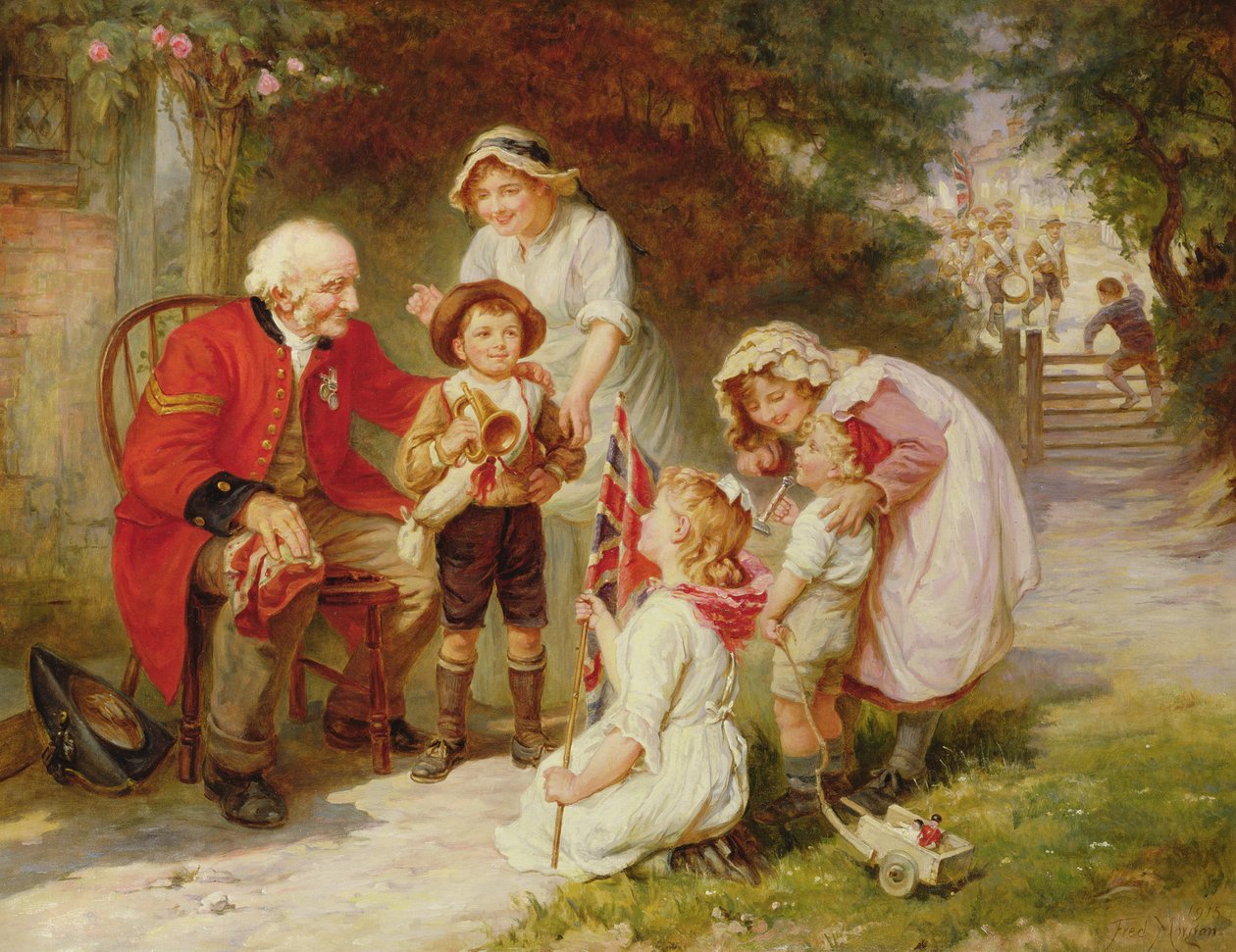 De Oude Soldaat door Frederick Morgan