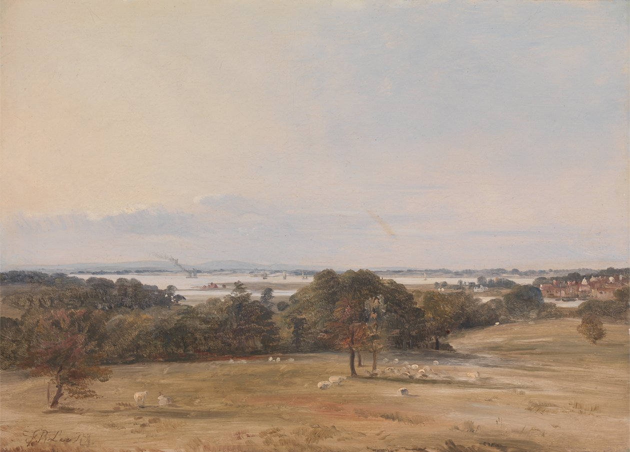 Southampton Water, nabij Hamble door Frederick Richard Lee