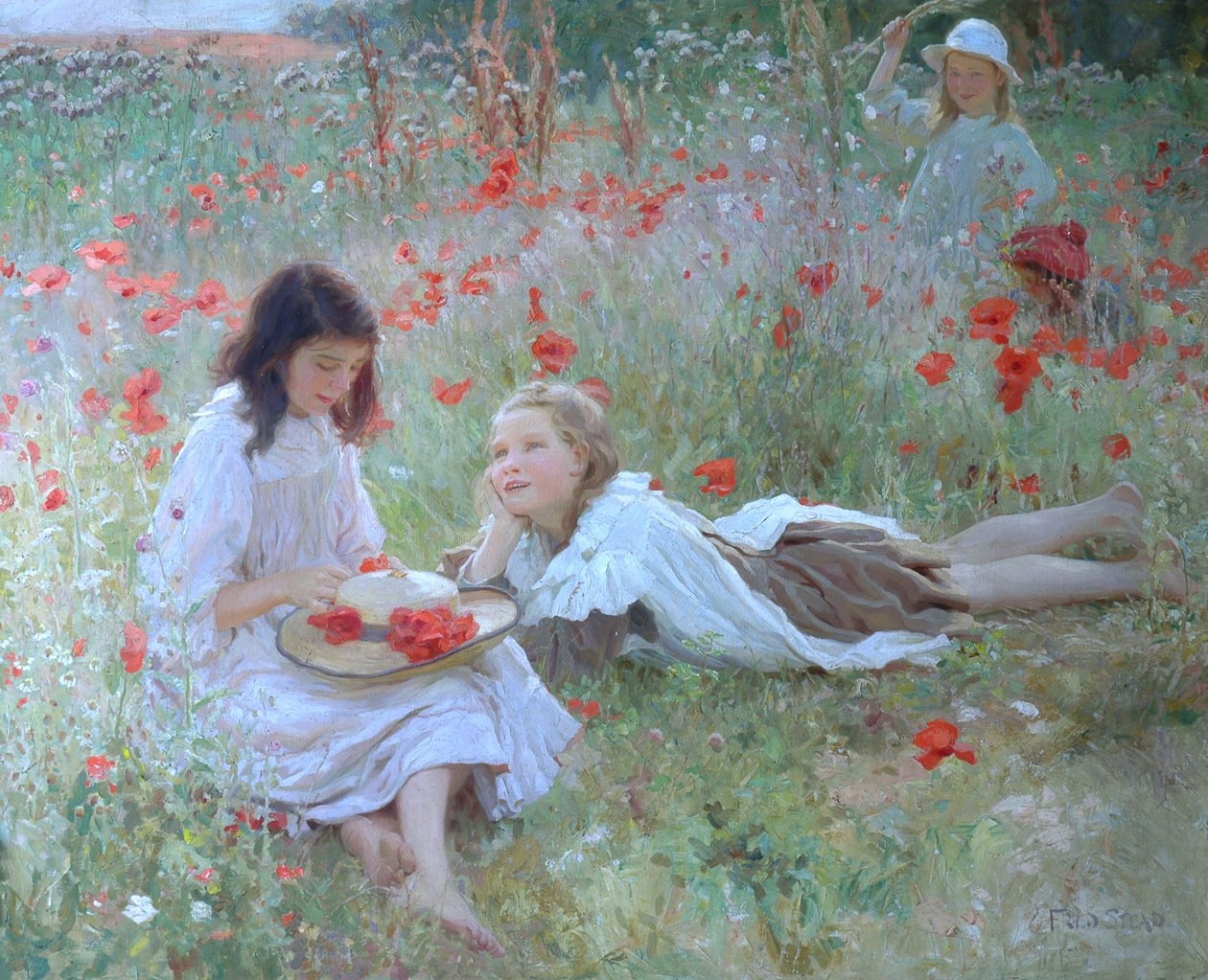 Klaprozen door Frederick Stead