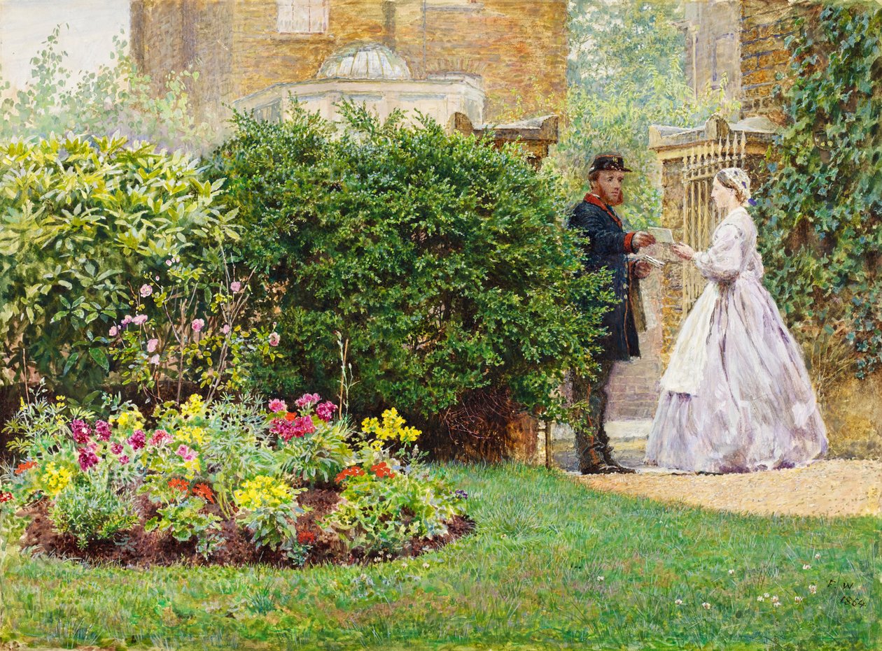 Mijn Voortuin, 1864 door Frederick Walker