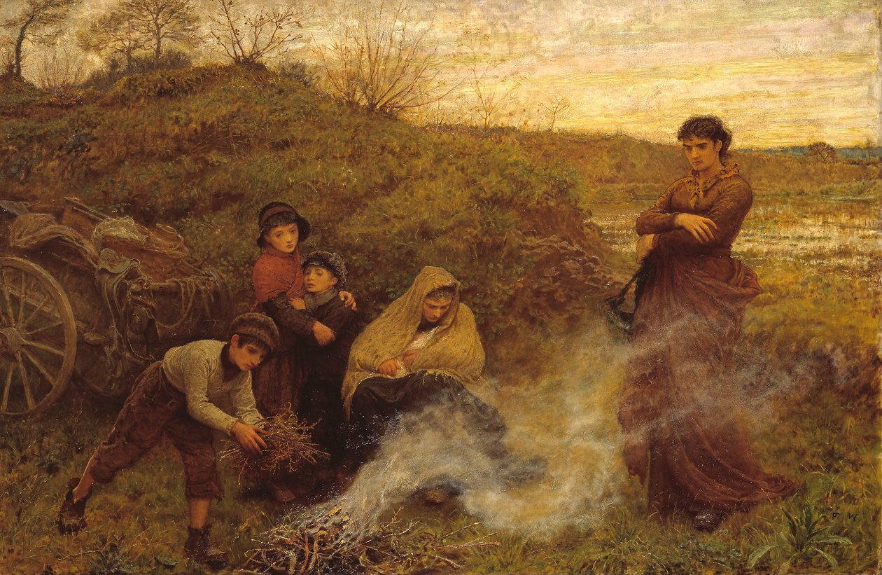 De zwervers door Frederick Walker