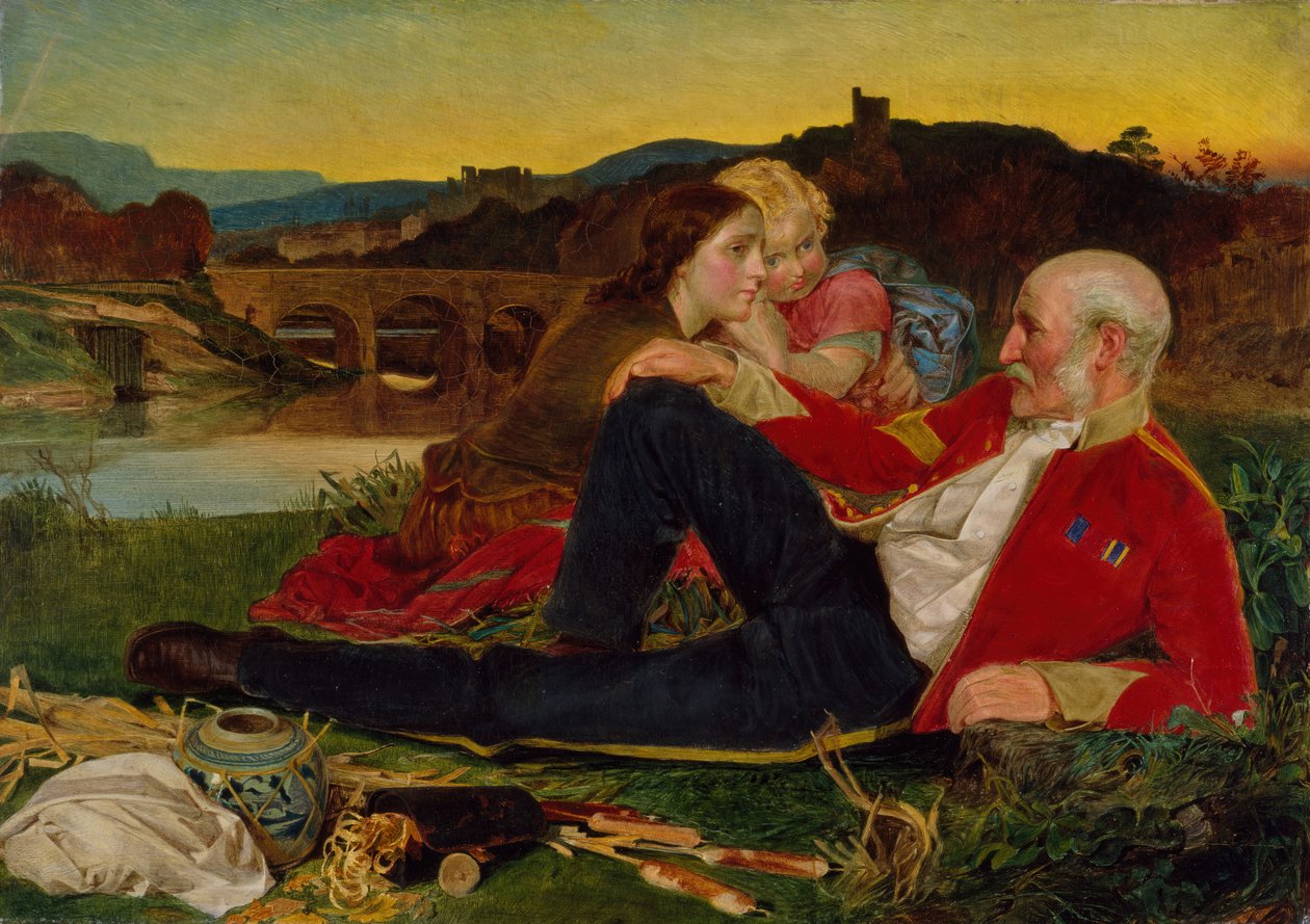 Herfst door Frederick Augustus Sandys