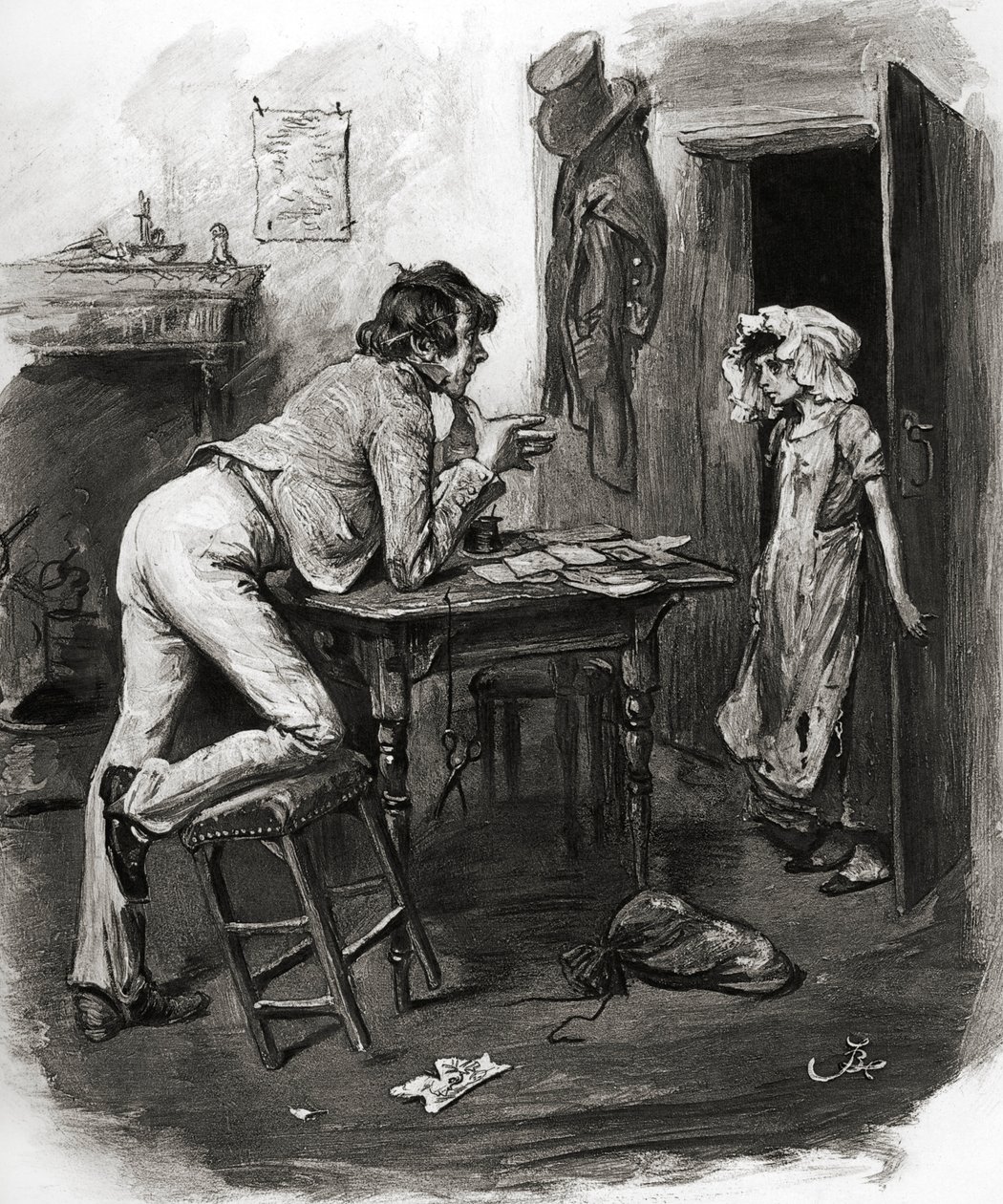 Het Oude Curiositeitenwinkeltje door Frederick Barnard