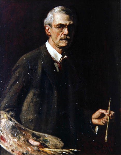 Zelfportret door Frederick Brown