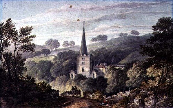 Shorwell, Isle of Wight door Frederick Calvert