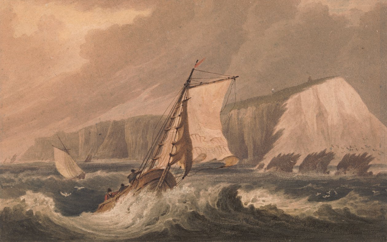 De Naalden, Isle of Wight door Frederick Calvert
