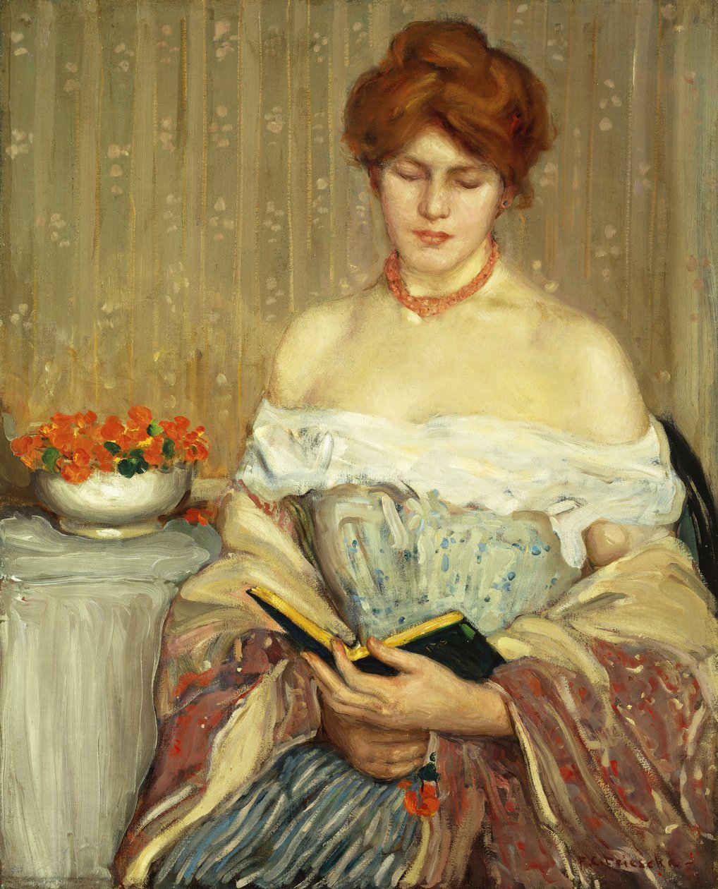 Intermezzo door Frederick Carl Frieseke